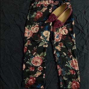 NWT LOFT Outlet Silk Floral 🌺 Pants